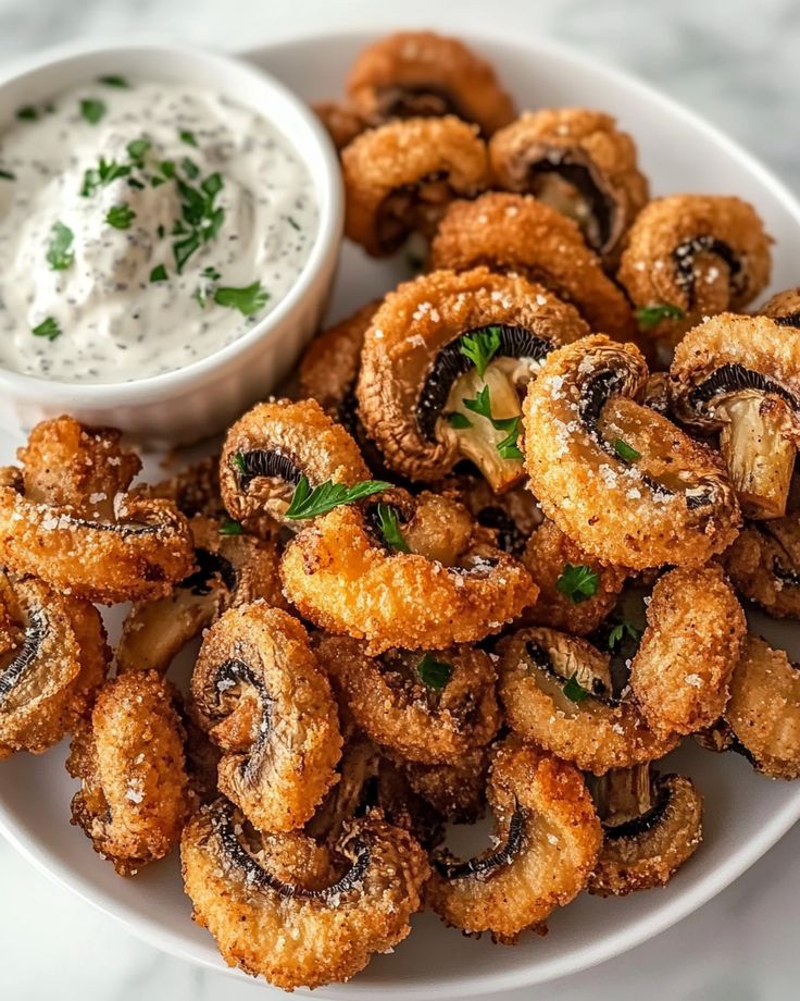 Crispy Fried Mushrooms Recipe (1)